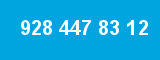 928 447 83 12 928 447 83 12